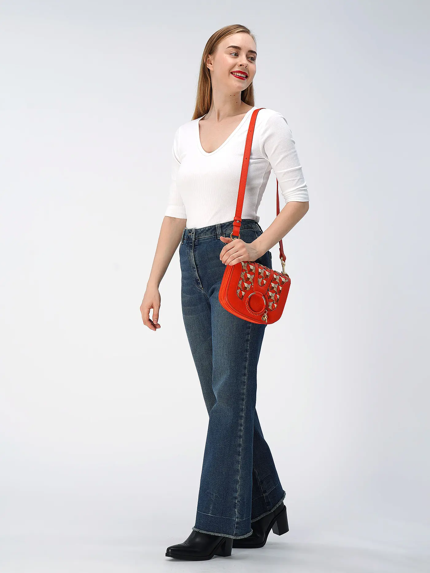 SEE BY CHLOE | Ledertasche - Umhängetasche HANA Small | 